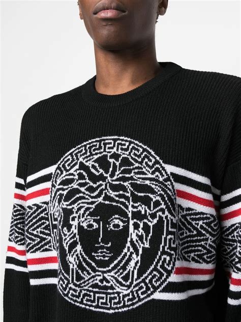 versace pulli weiß kapuze|Versace .